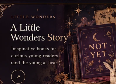 Little Wonders Not Yet concept cover artwork